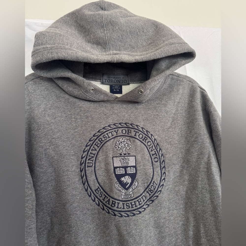 Vintage University of Toronto Gray Hoodie